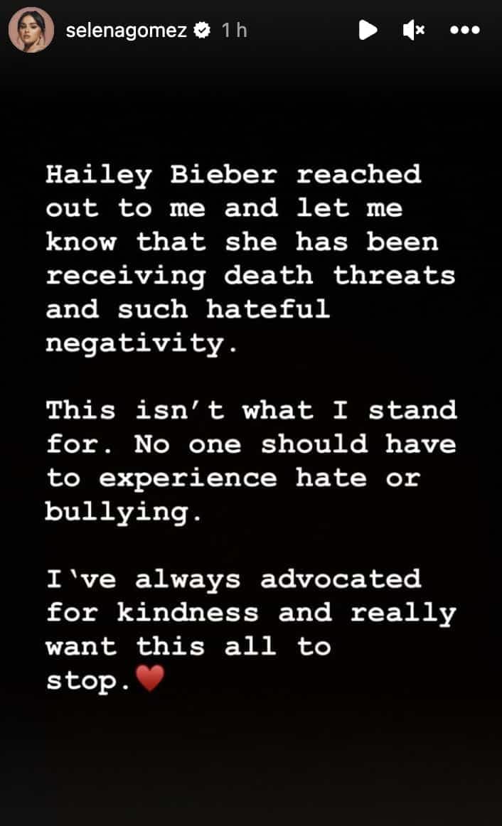 Instagram / Selena Gomez