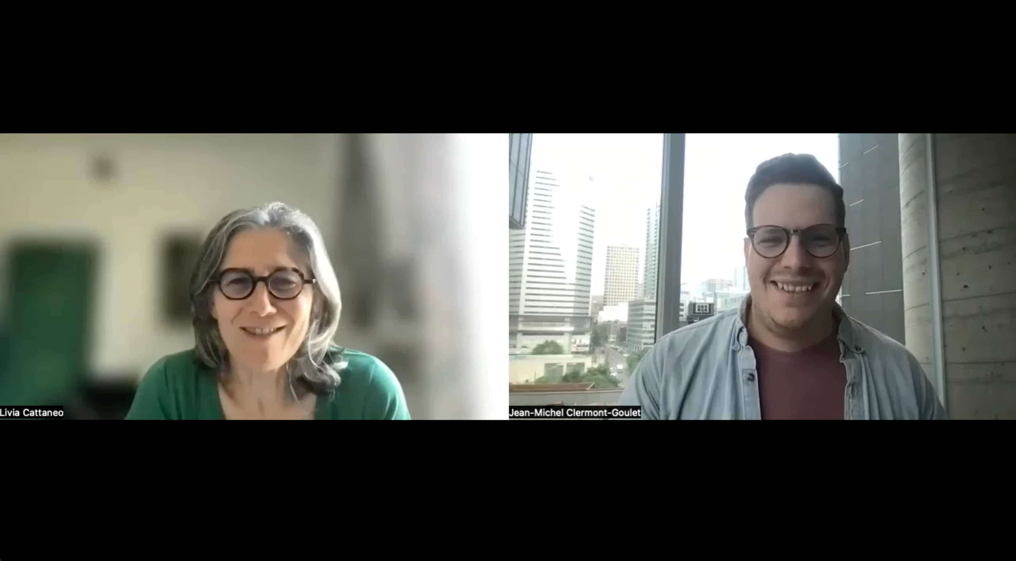 Livia Cattaneo, maîtresse de langue à l'École de langues de l'UQAM, a pris le temps de me faire passer un examen de classement, alors qu'elle était en voyage en Italie.