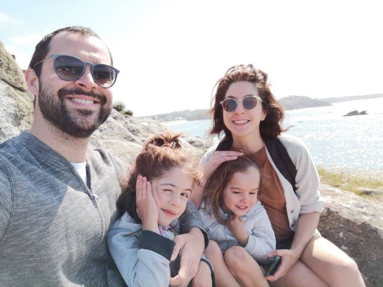 Émilie Brouillard et sa famille.