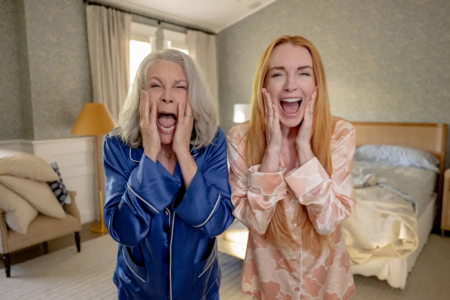 Jamie Lee Curtis et Lindsay Lohan dans une scène du film «Un vendredi encore plus dingue».