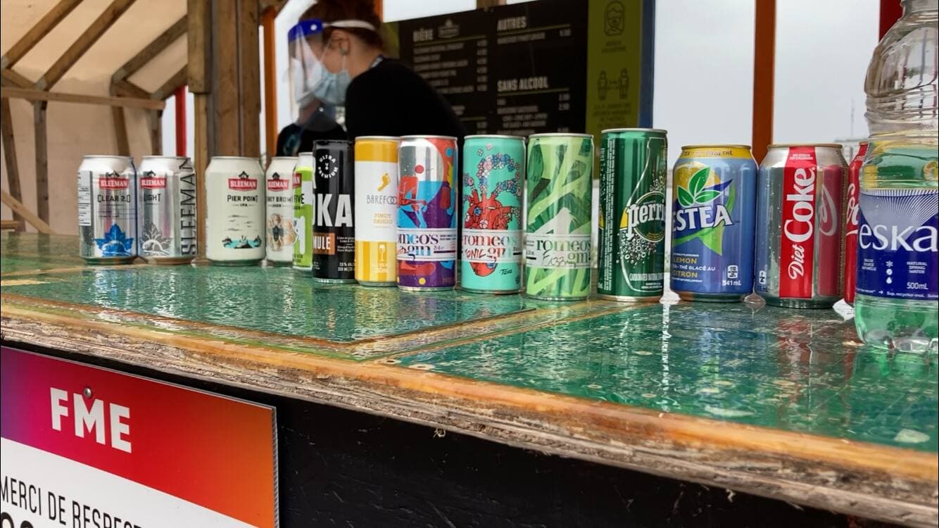 Dans la bière, au Québec, les canettes comptent pour 85% de ce que les gens achètent.