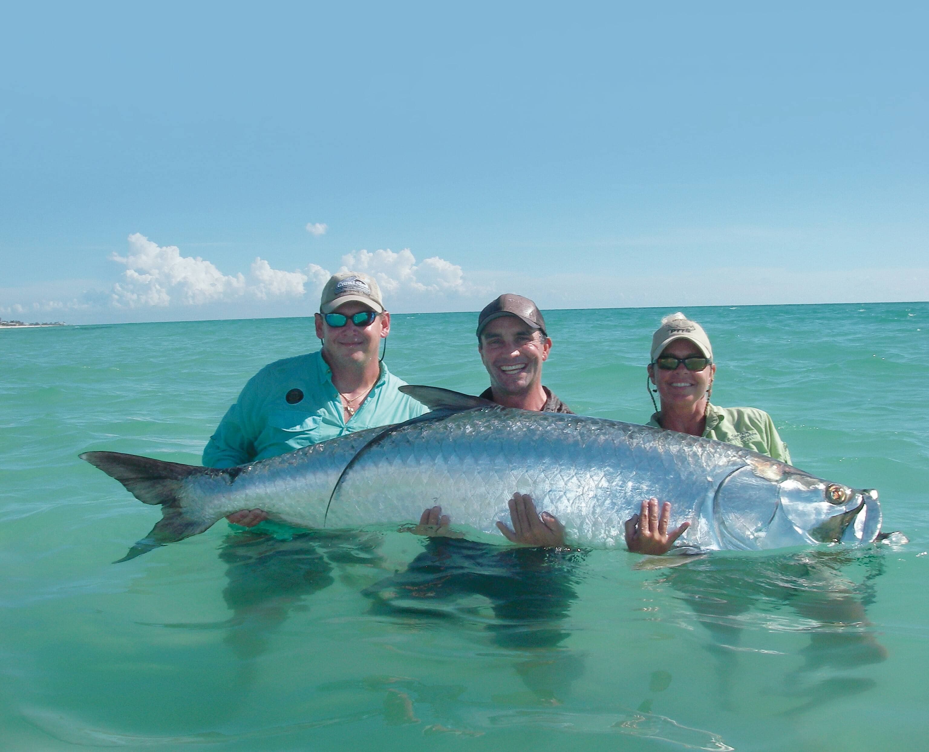 Un tarpon pêché en Floride.