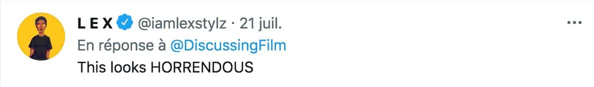 «Ça a l'air HORRIBLE»