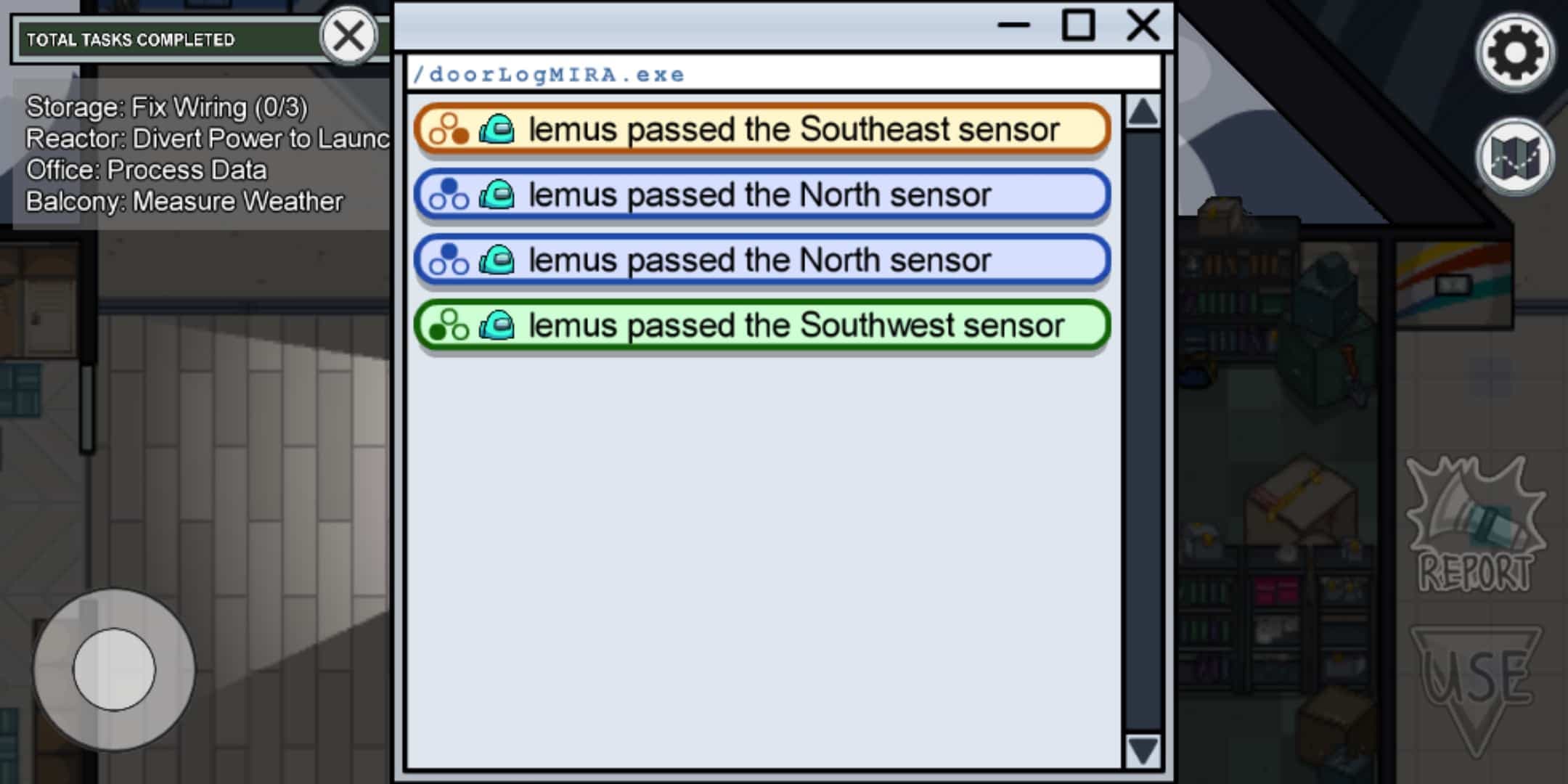 Capture d’écran Among Us