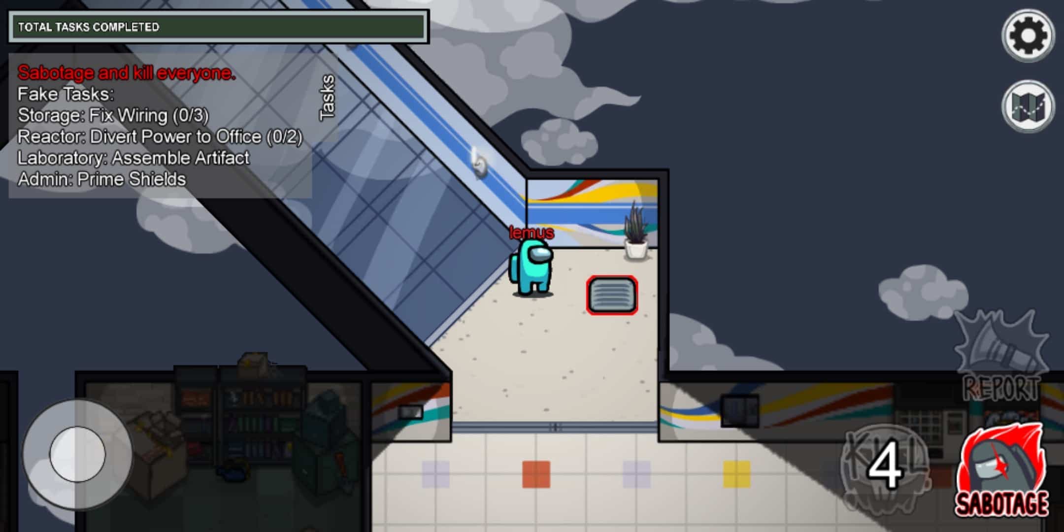 Capture d’écran Among Us