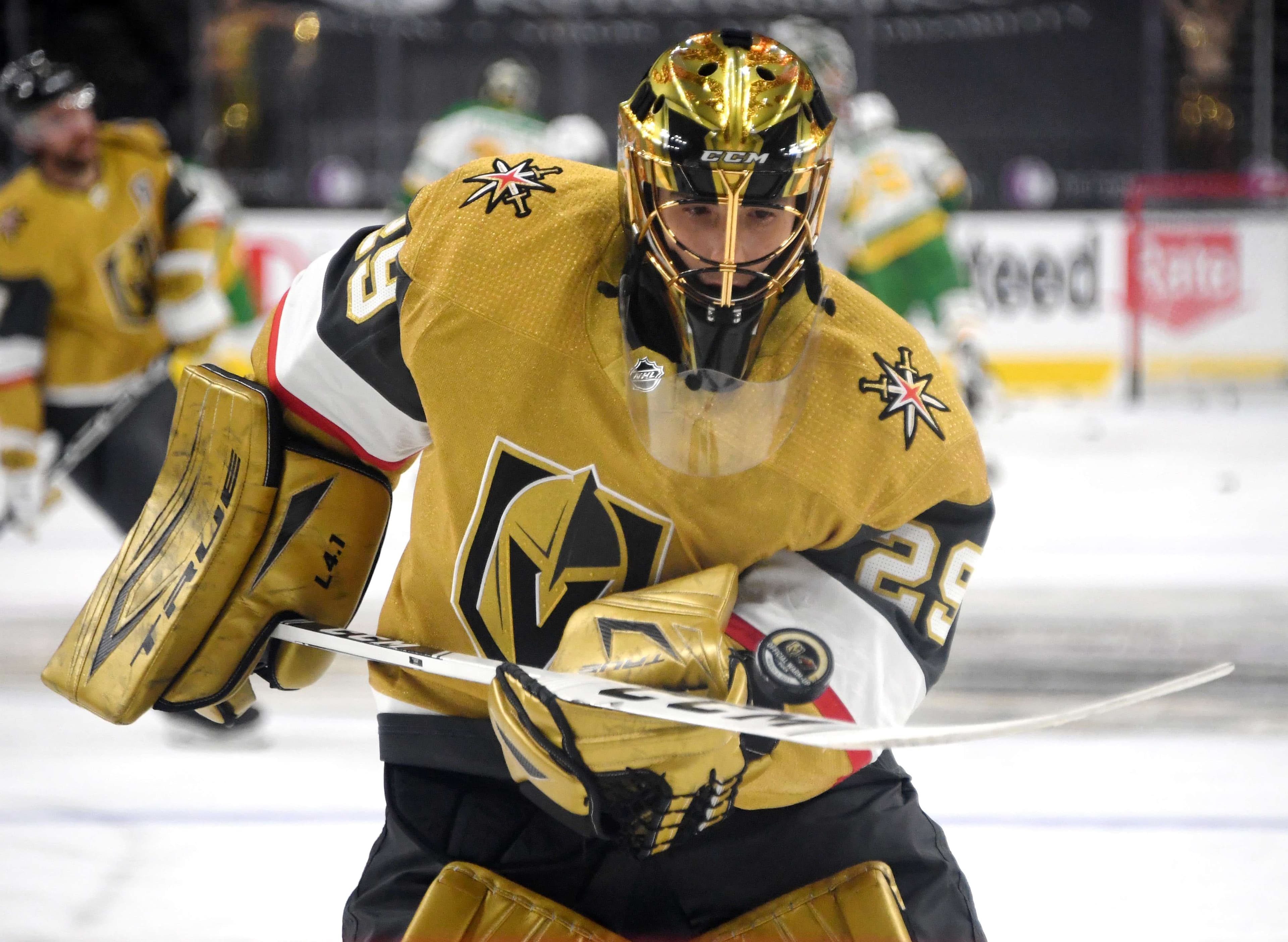 Le gardien des Golden Knights Marc-André Fleury
