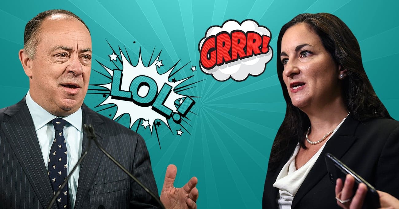 Christian Dubé et Marie Montpetit