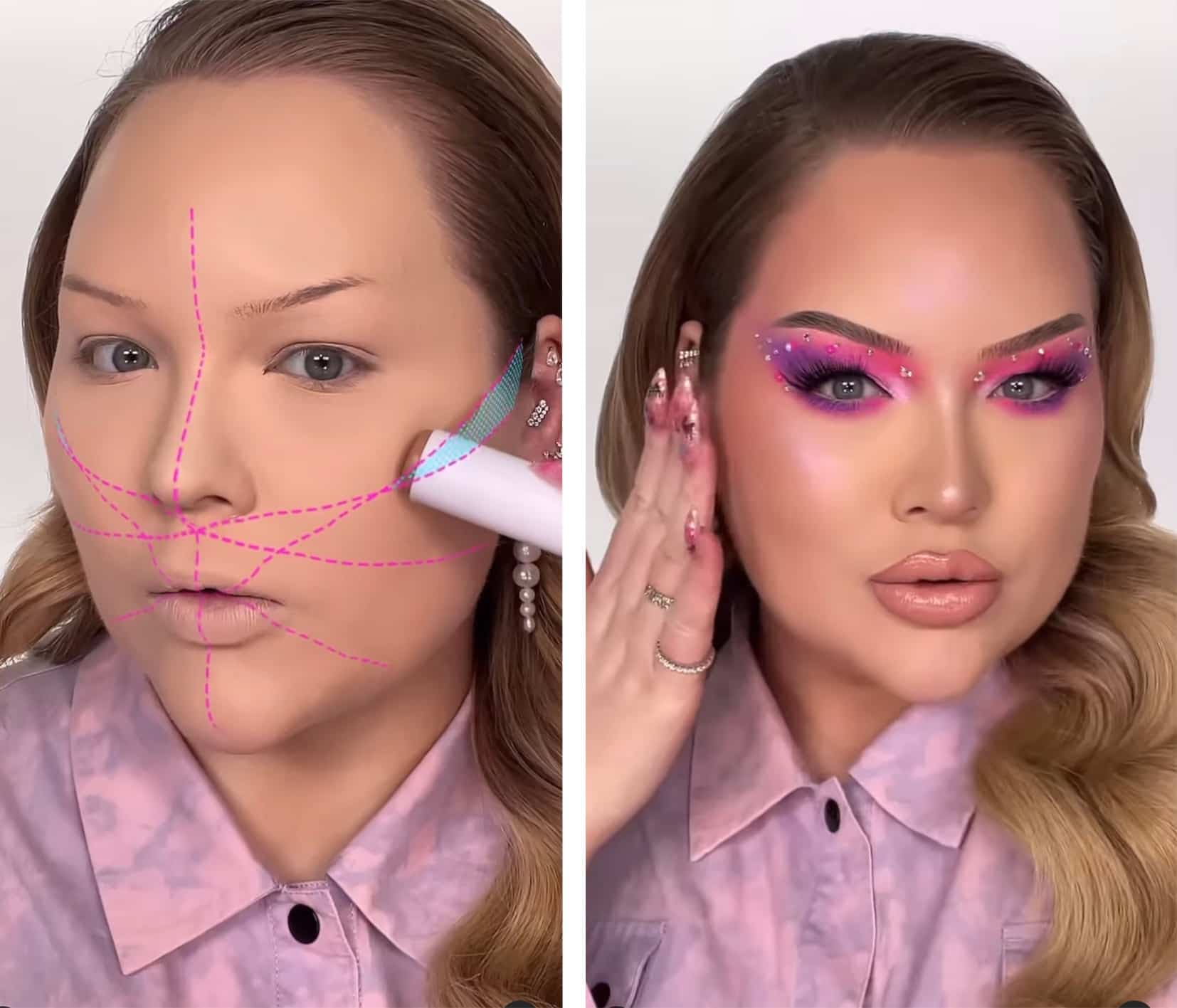 Capture d'écran Instagram @nikkietutorials
