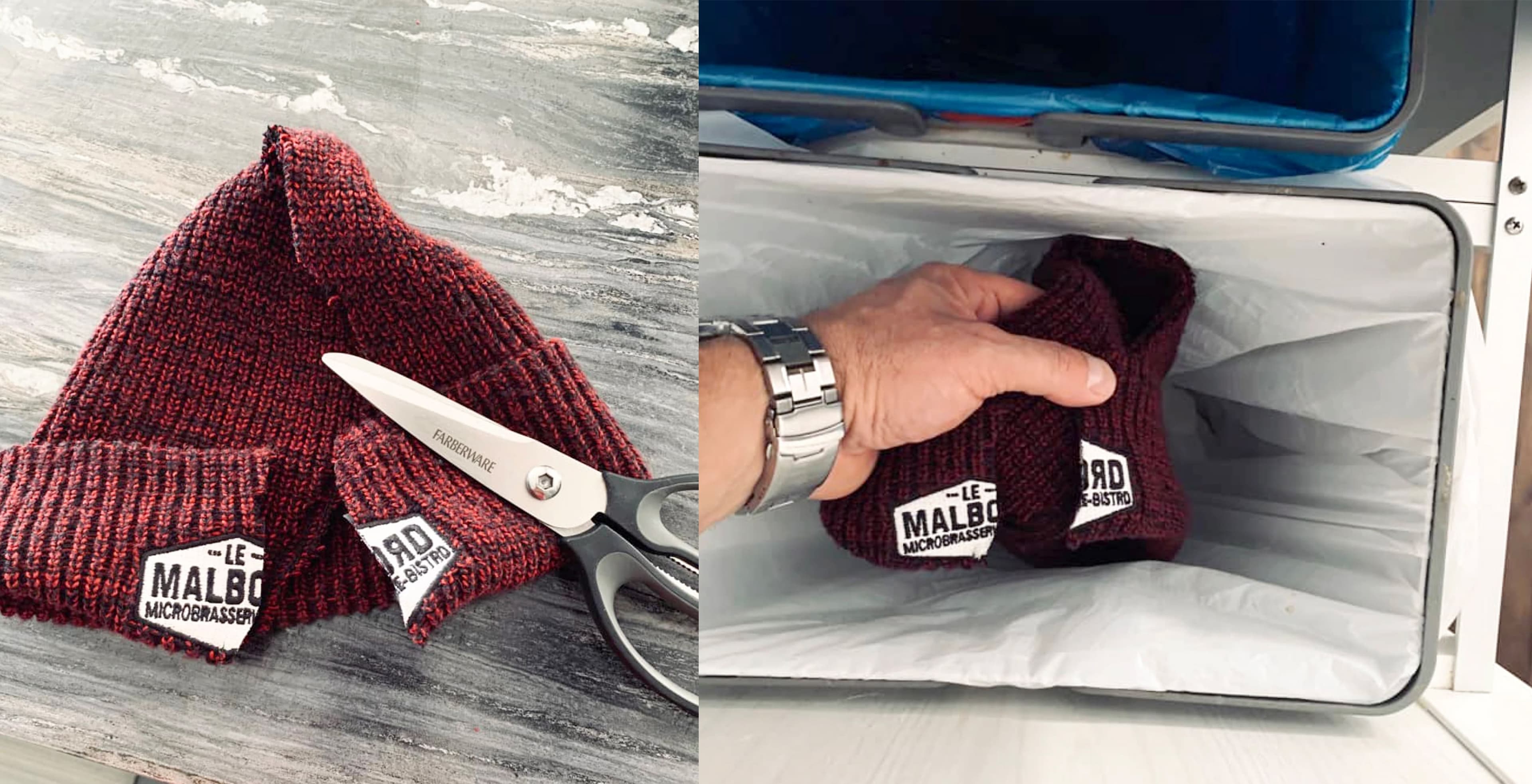 Les propriétaires de la PME ne souhaitaient pas être associés avec le très controversé syndicaliste. Rambo n’a pas apprécié et a détruit la tuque.