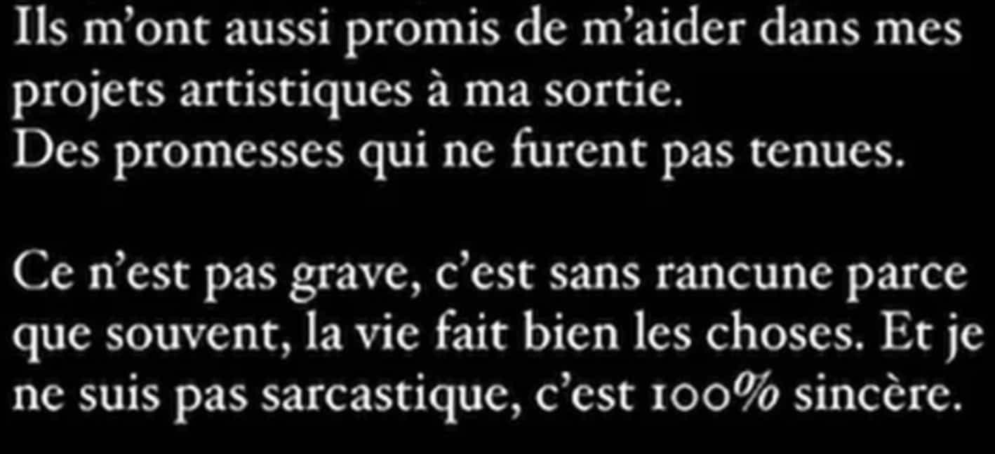 Capture d'écran Instagram @karinestmichel_