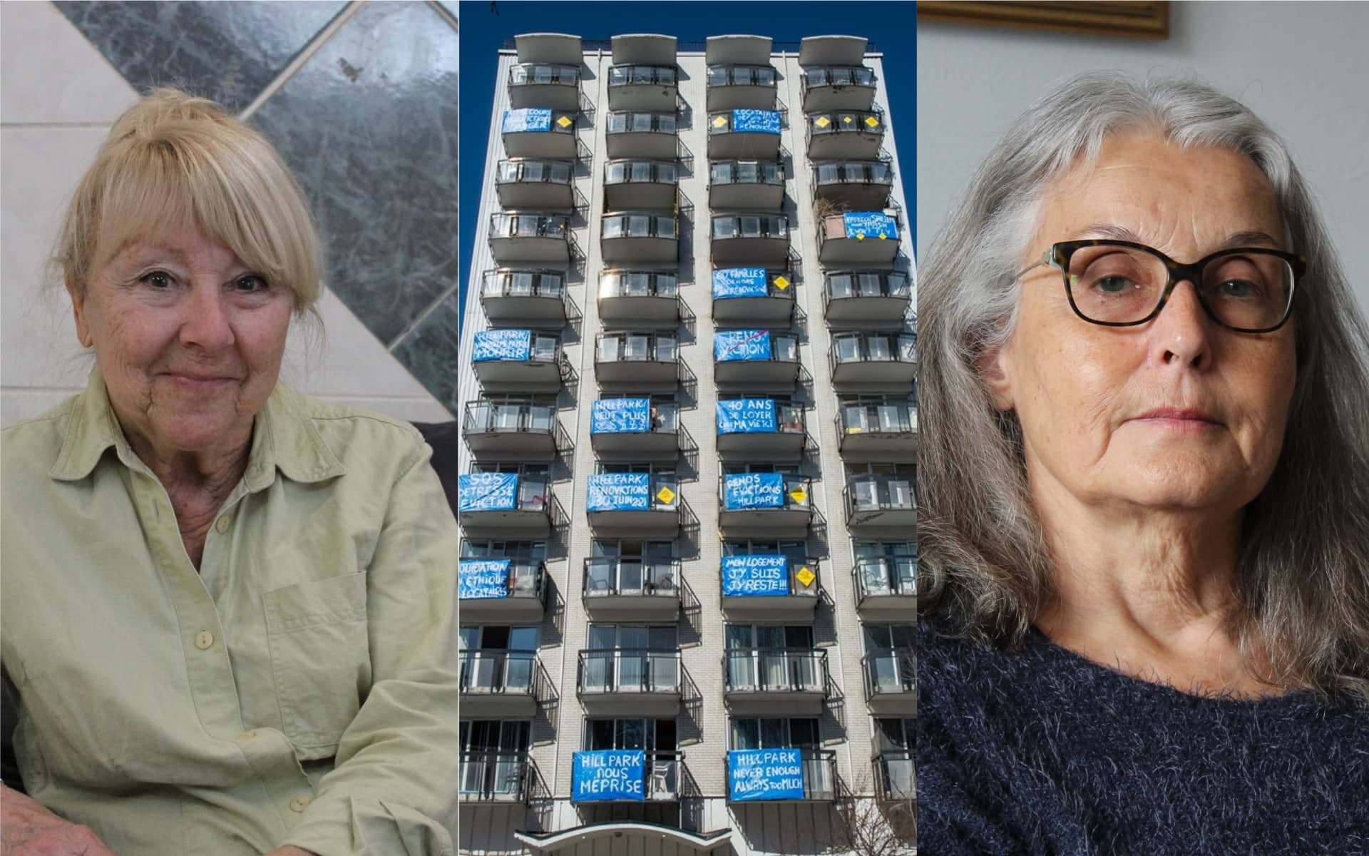 Maggie Sawyer et doyenne du Manoir Lafontaine, à gauche, et Renée Thifault, à droite, sont dans cette lutte depuis avril 2021.