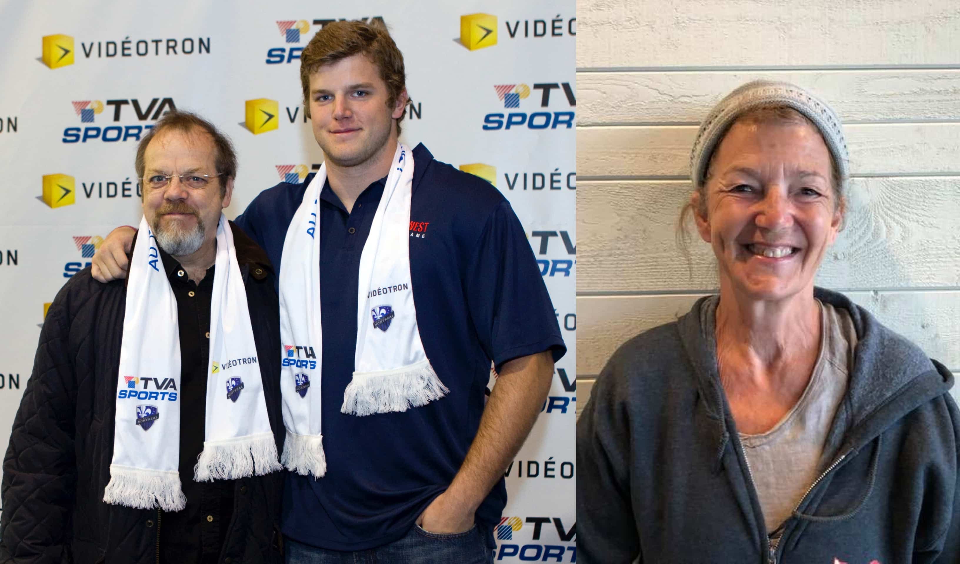 À gauche, Guy Nadon et son fils Arnaud. À droite, Nathalie Gascon.