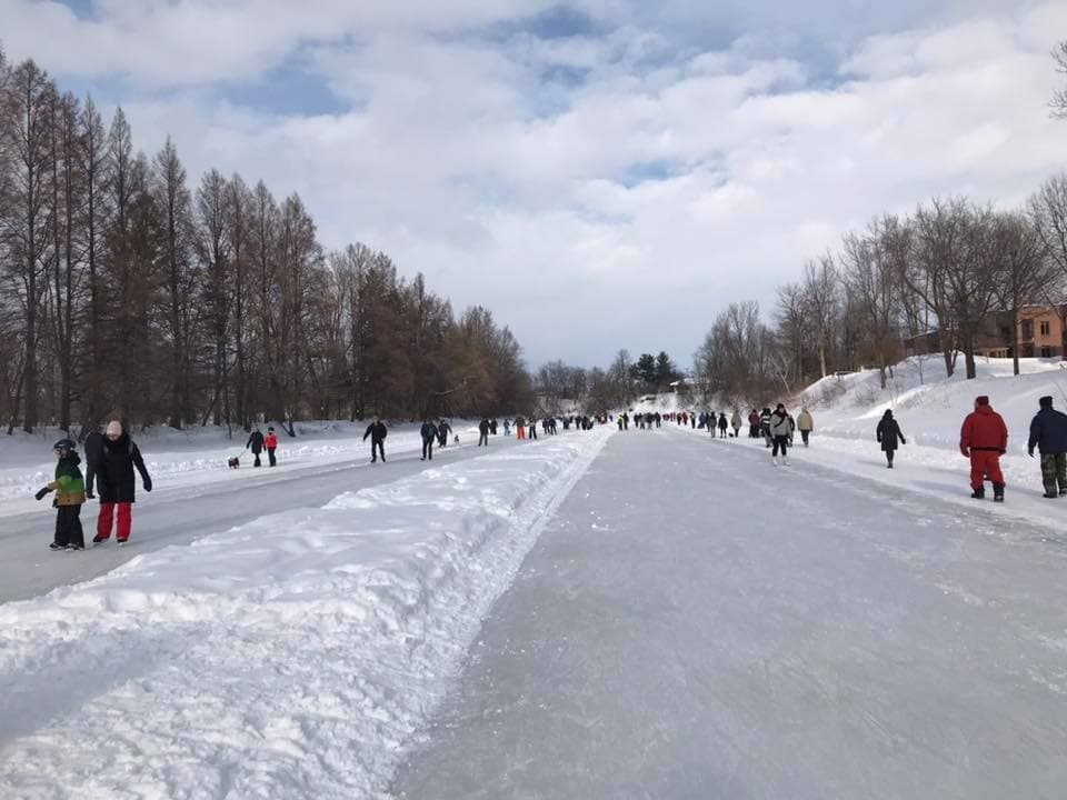 Le redoux de décembre a empêché la rivière L'Assomption de former un couvert de glace suffisamment solide pour le patin.