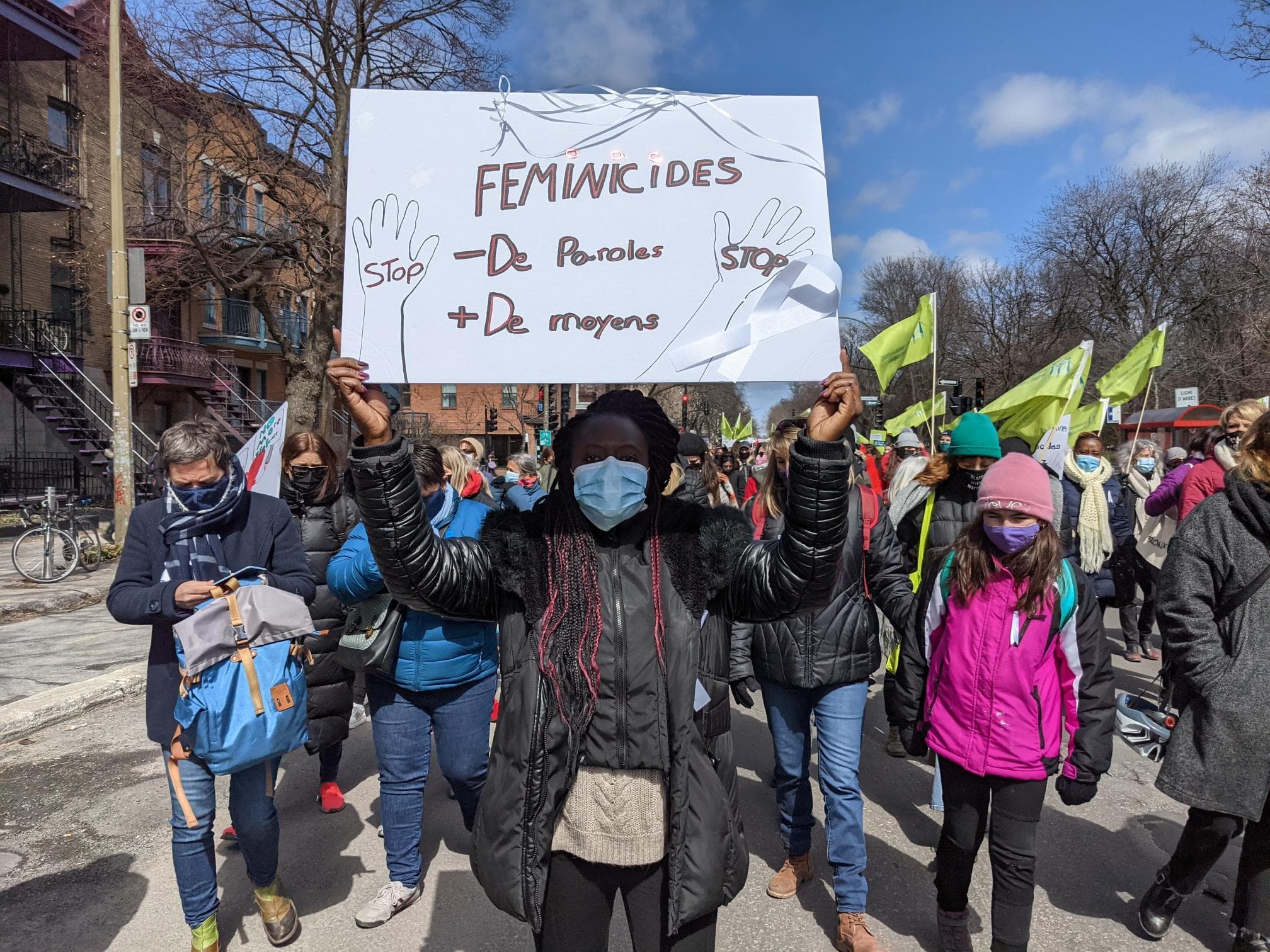 Farlene Thelisdort, intervenante psychosociale en violence conjugale, qui travaille dans une maison d'hébergement pour femmes.