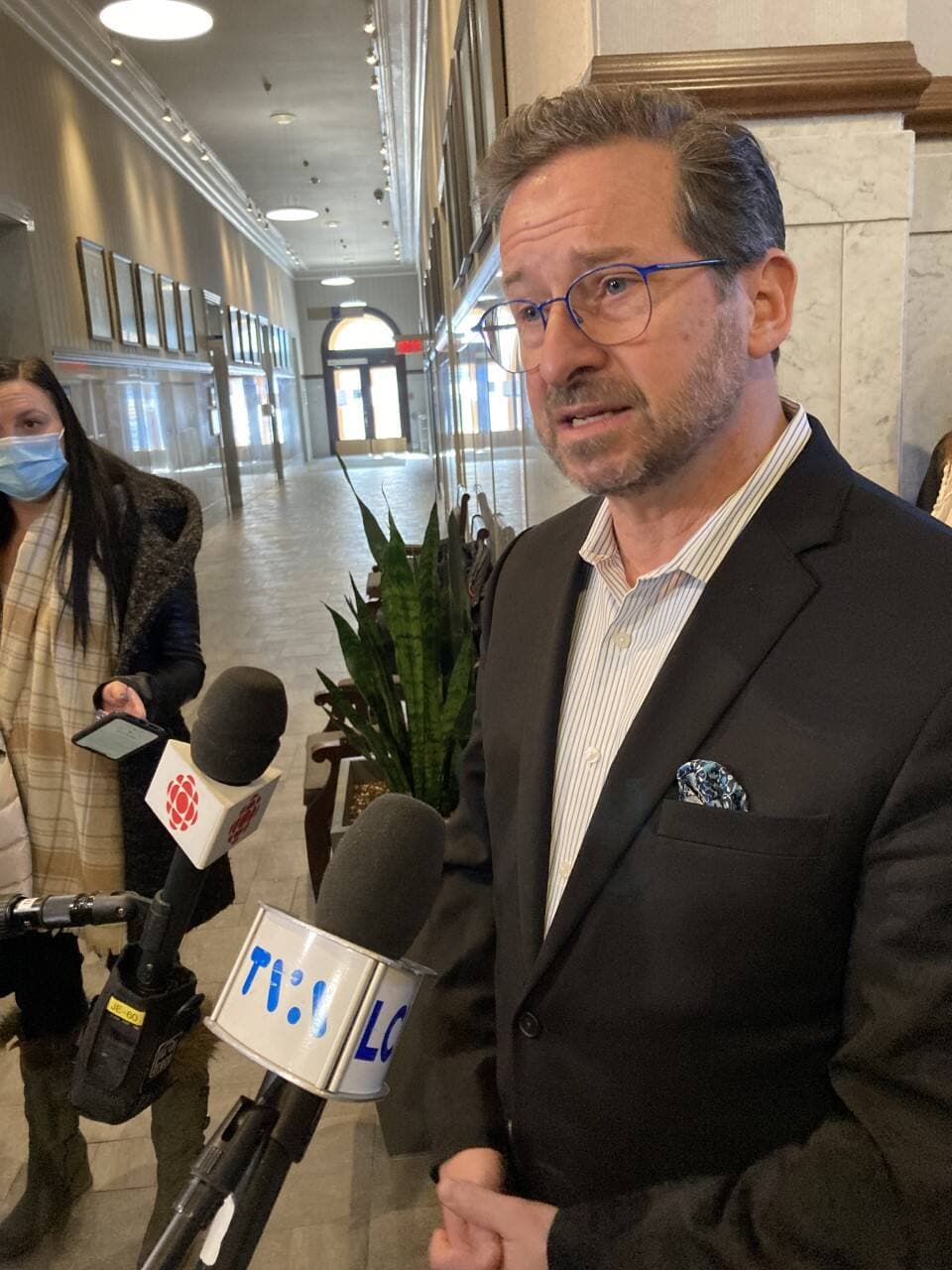 Le chef du Bloc Québécois, Yves-François Blanchet