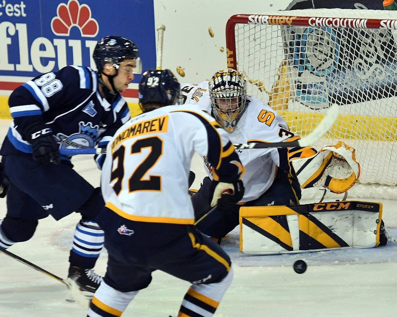 Les Saguenéens et les Cataractes terminent la saison régulière respectivement au premier et au deuxième rang de la division Est.