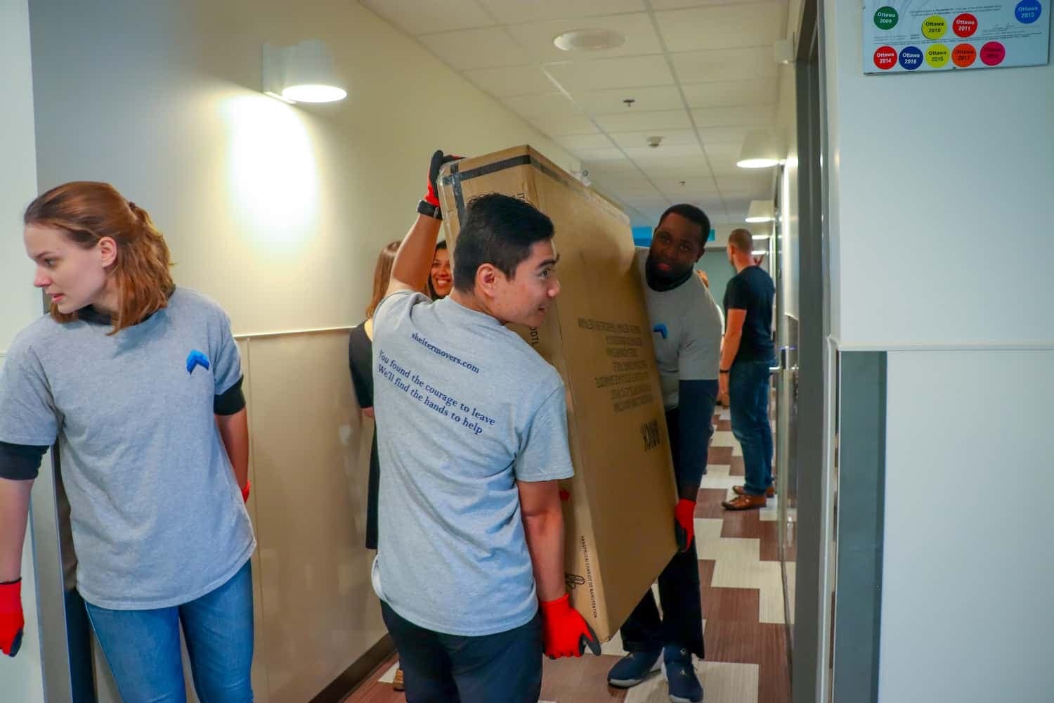 Les bénévoles de Transit Secours aident les victimes de violence conjugale à déménager gratuitement.